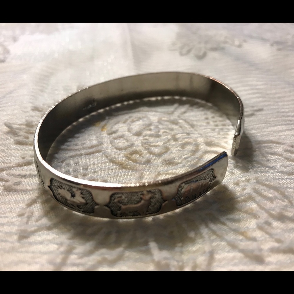 🌟 Chinese animal zodiac signs cuff bracelet